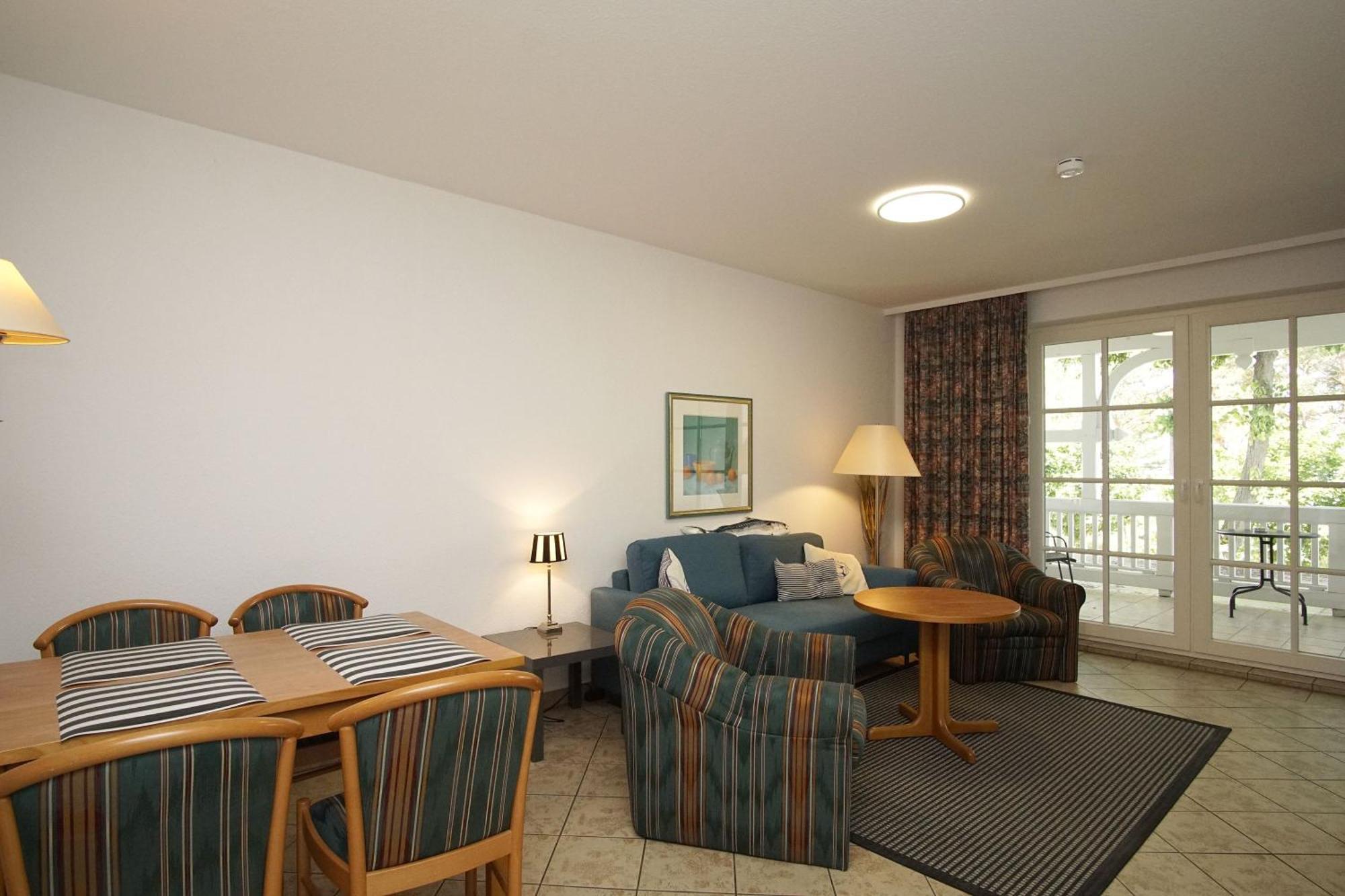 Aparthotel Ostsee Fewo 26 Balkon, Meerblick, Strand Binz Dış mekan fotoğraf